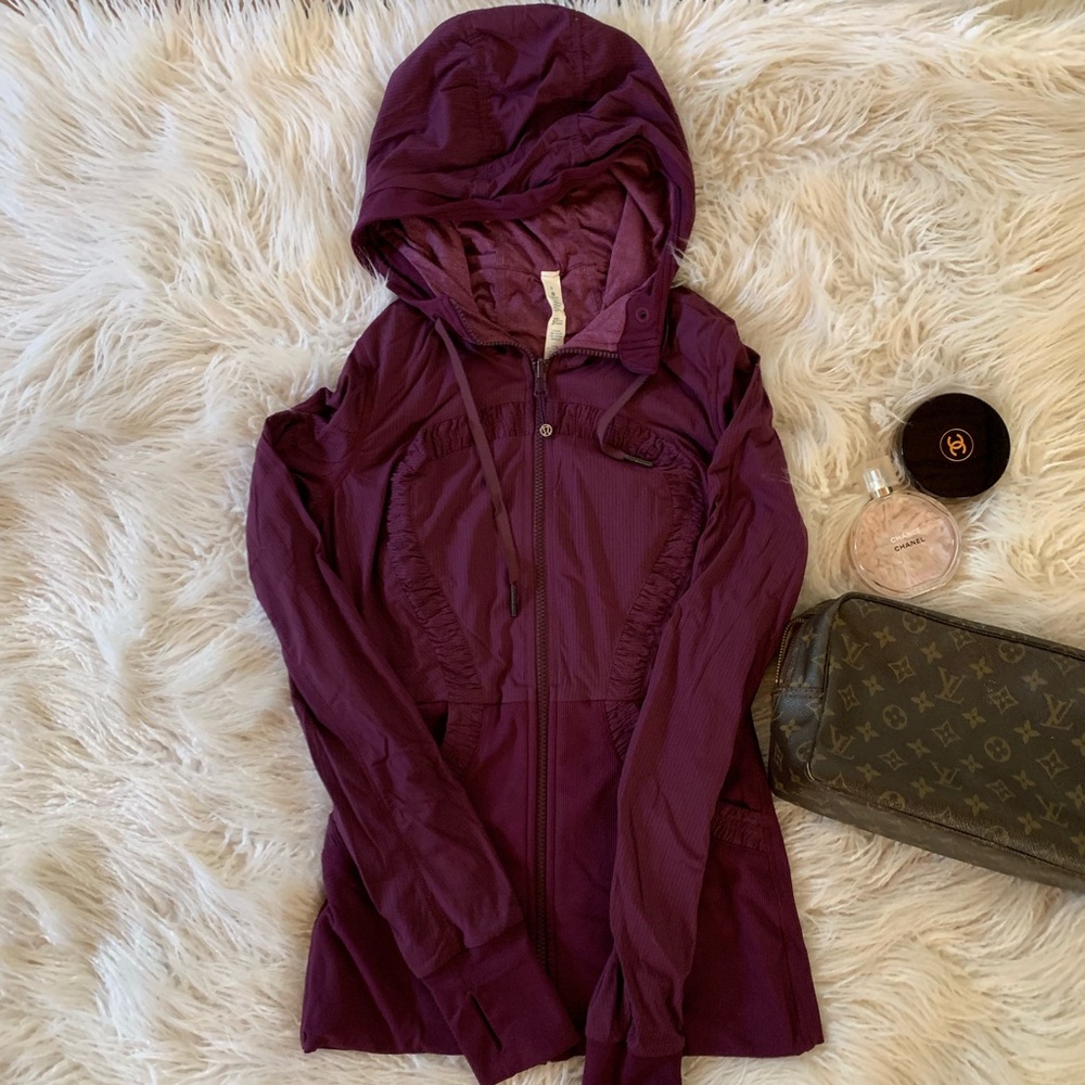 Lululemon Athletica Dance Studio Jacket III Plum